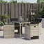 Outdoor Patio Dining Armchair with Cushion-1161810056