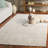 Ebony Hand Tufted Wool Cotton Rug in Ivory-1378280498