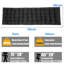Lit de camp portatif pliant robuste pour lit de camp avec sac de transport et matelas de 3 po 900 lb-90743971