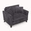 Lazy Sofa Chair - Canapé confortable pour une personne avec dossier et accoudoirs-1031169808