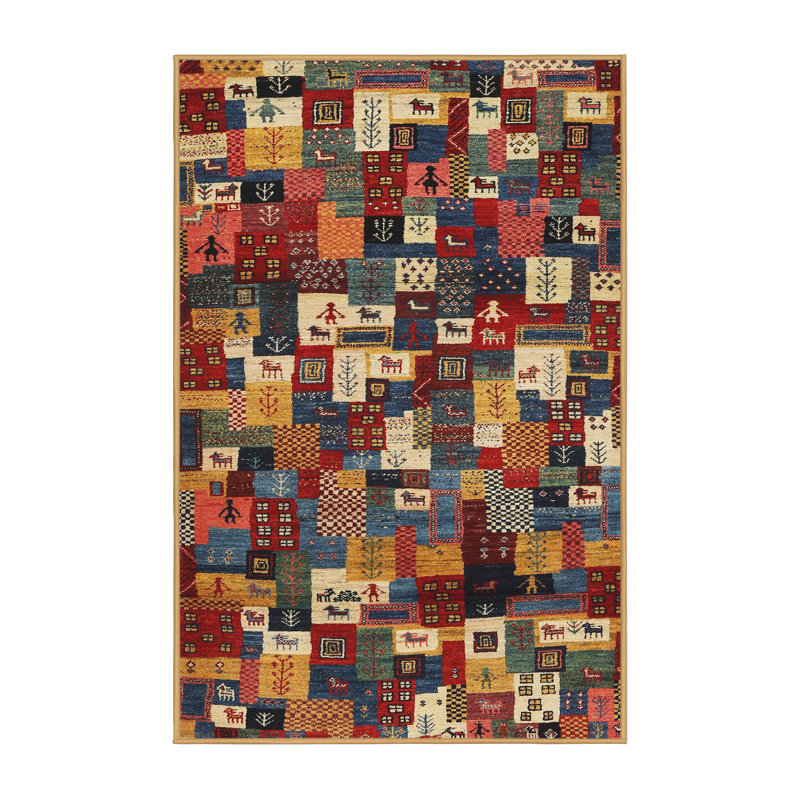 Tapis beige/brun/gris contemporain, Rectangle 2 pi x 3 pi