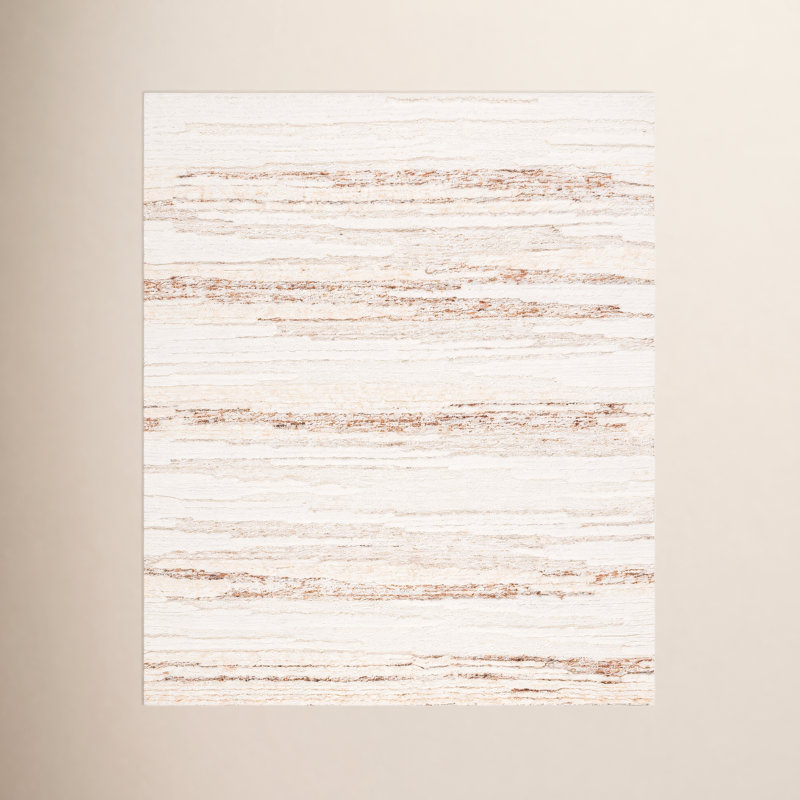 Kaci Hand-Knotted Abstract Rug, Rectangle 9' x 12'