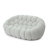 Bubble Modular Sofa Loveseat Light-Grey