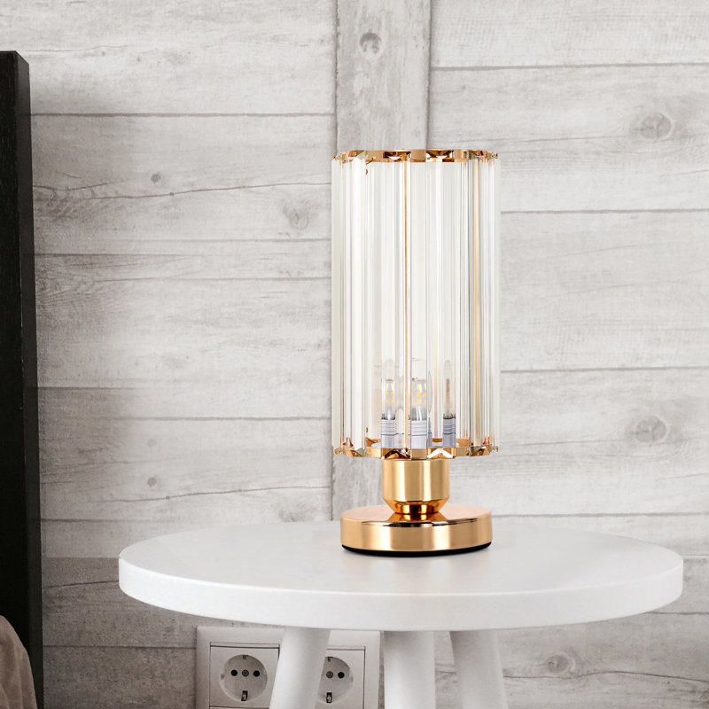 Lampe de table en métal Rheyn