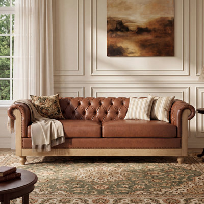 Canapé Chesterfield 3 places Anduin