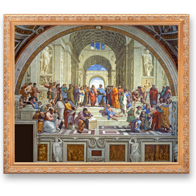 «The School of Athens» par Raphael, reproduction d'art sur toile, impression sur toile