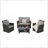 4 Pieces Outdoor Patio Furniture Sets-1837435242