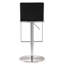 Upholstered Adjustable Height Counter Stool with Metal Frame-1298131677
