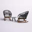 Ensemble de chaises berçantes Asire