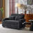  Upholstered Corduroy Convertible Reclining Sleeper Couch Pull Out Sofa Sofa Bed Loveseat Recliner For Small Space-724317549