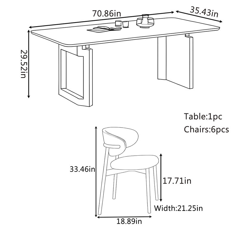 Natale, 29.52"H x 70.86"L x 35.43"W