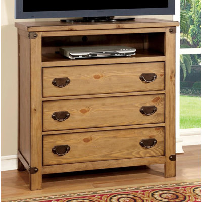 Fossen 3 Drawer Media Chest by Loon Peak