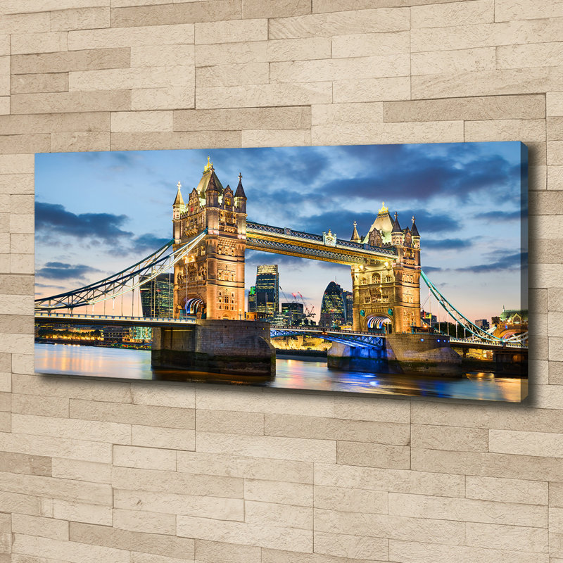 Tower Bridge London - Wrapped Canvas Print