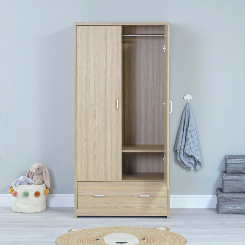 Luno Veni 2 Door Wardrobe, Oak