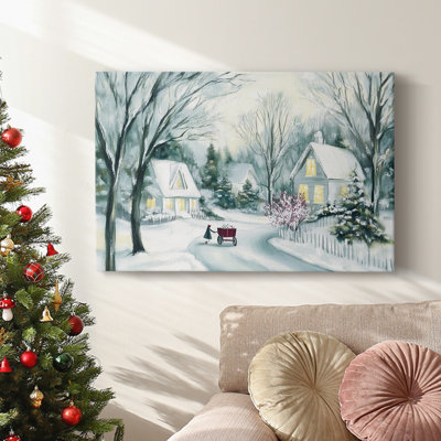 Christmas Holiday Arts - Toile tendue avec châssis