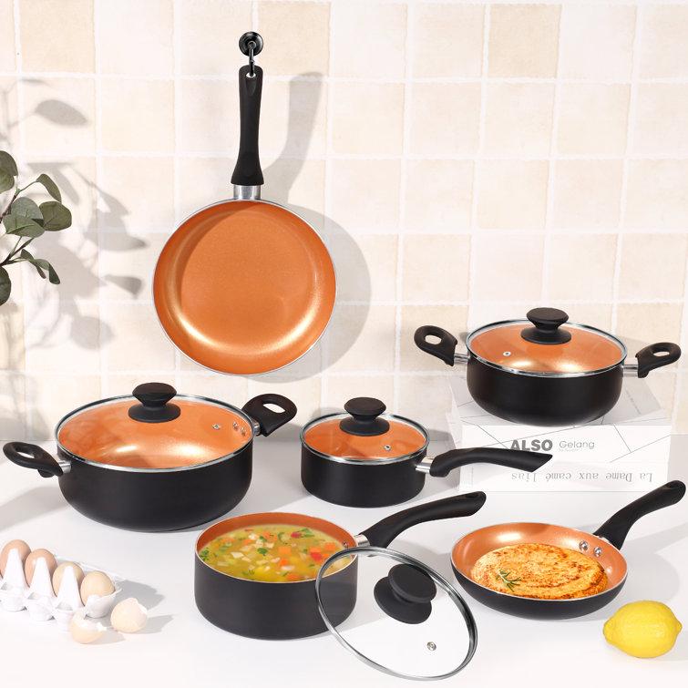 Taste of Home 10-Piece Non-Stick Aluminum Cookware Set