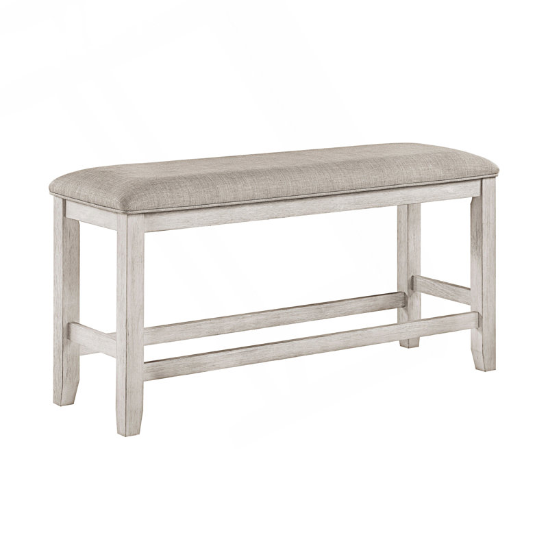 Modern Farmhouse Counter Height Dining Bench