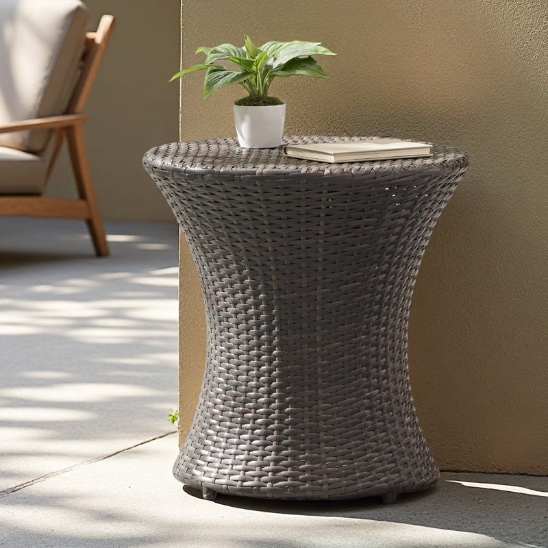 Table de sablier (sans plateau en verre), Gris
