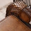 Chaise berçante en rotin naturel naturel
