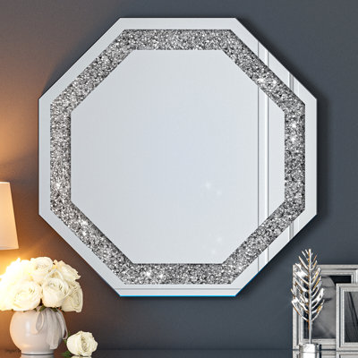 Glass Frame Wall and Leaning Mirror