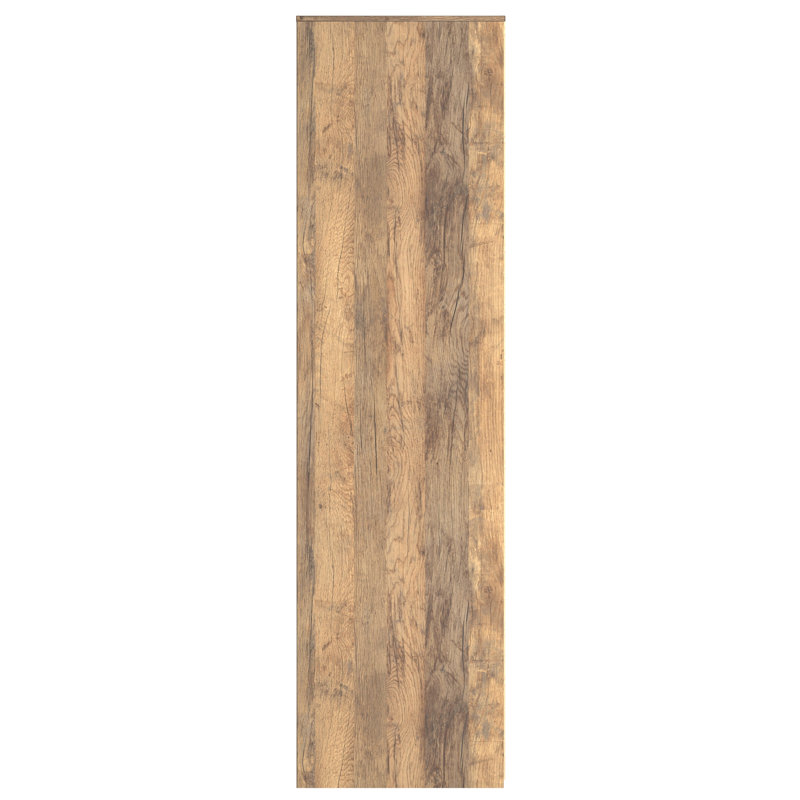 Bonnelle Manufactured Wood Wardrobe, Vintage Oak