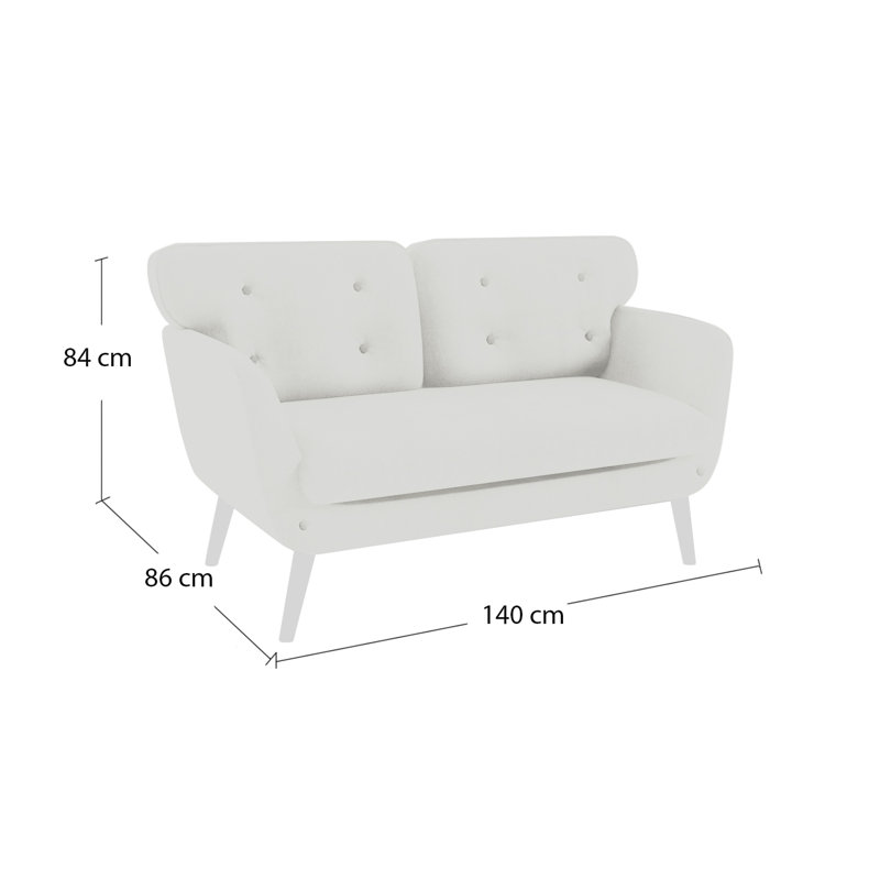 Destini Loveseat, Brown
