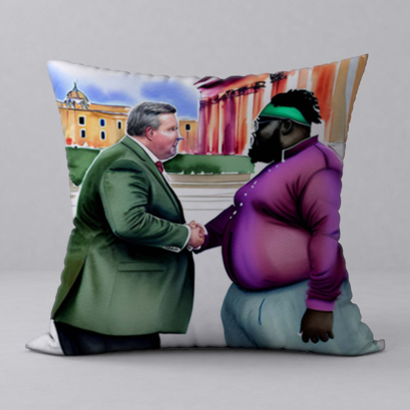 Reversible Throw Pillow