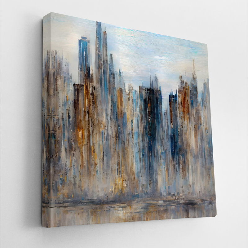 Dubai Skyline, 24" H x 24" W