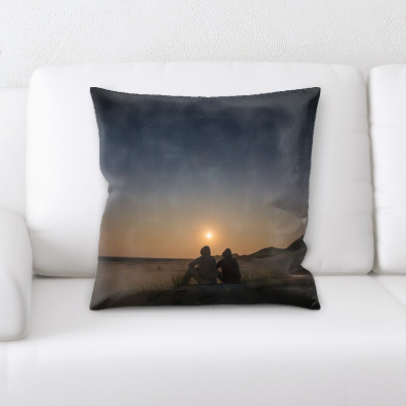 Microsuede Throw Pillow