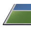 Tapis vert/bleu à motifs-2130770897