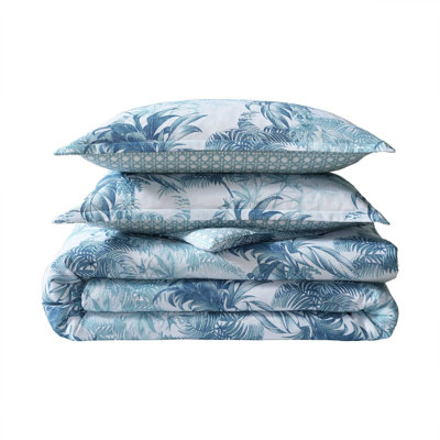 Ensemble d'édredon réversible en coton Tommy Bahama