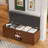 40" Entryway Bench With Cushionand And Hidden Storage Space-293878859