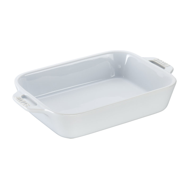 Staub Ceramics 4-piece Baking Dish Set, White