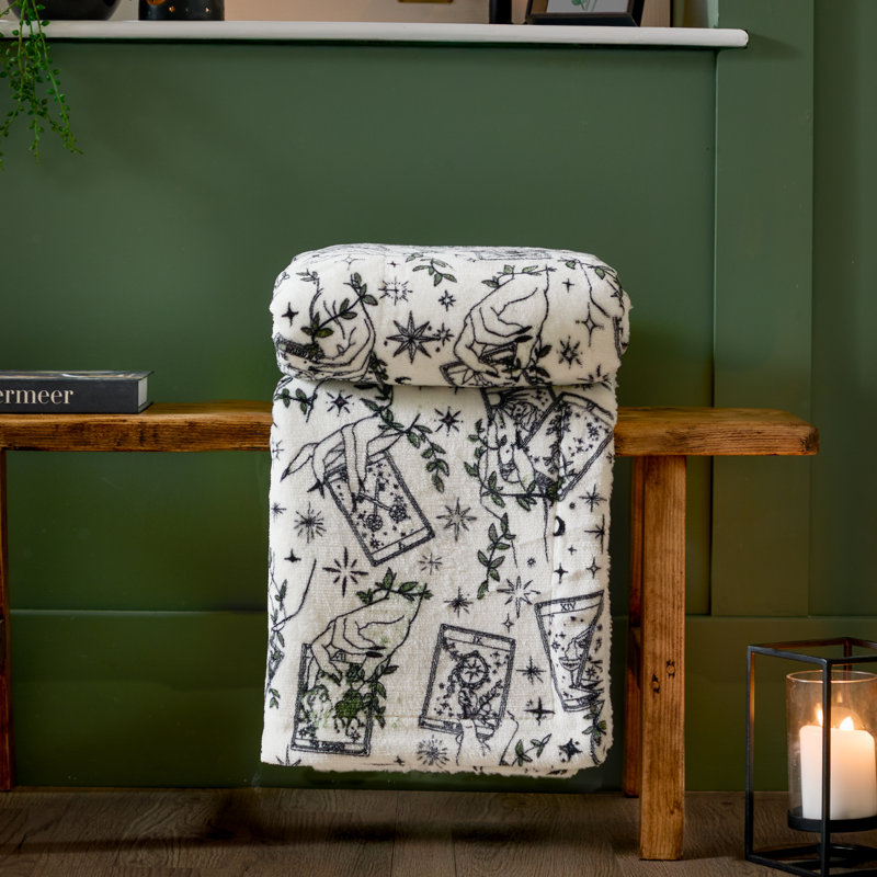 Celestial Stories Machine Printed Throw Blanket