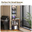 Manufactured Wood,Metal 175cm H Media Shelves