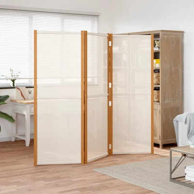 Metts Solid Wood Folding Room Divider