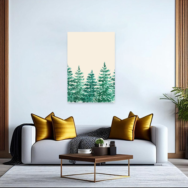 «Magic Winter Forest», reproduction d'art classique sur forêt naturelle, H 60 po x l 40 po