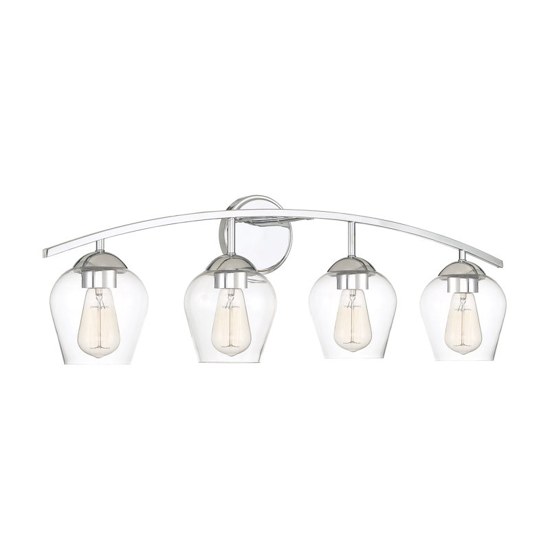 Storrs 4-Light Dimmable Vanity Light in Chrome, Chrome