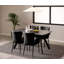 Narielle Extendable Metal Base Dining Table