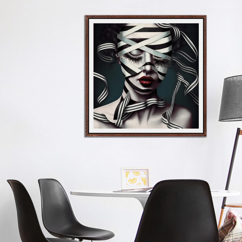 Ribbon Cage IV by Hugo Valentine - Gallery-Wrapped Canvas Giclée on Canvas, Classic Wood Framed, 93.98 cm H x 93.98 cm W