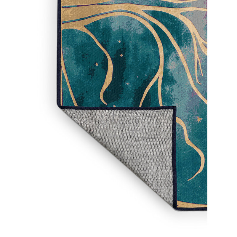 Twilight Meadow Rug, Rectangle 2' x 3'