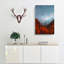 Rainbow Over The Mountains In Italy In Abstract - Wrapped Canvas-55341841