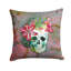 Coussin intérieur/extérieur à fleurs crâne-2005397410