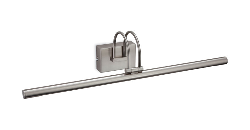 LISA 81 -Light Hardwired LED Wall Mounted Picture Light, Brushed Steel