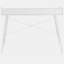 Bureau d'ordinateur, bureau personnel, ordinateur portable, tablettes de rangement, l 48 po, travail, stratifié blanc, métal blanc, contemporain, moderne-1813566042