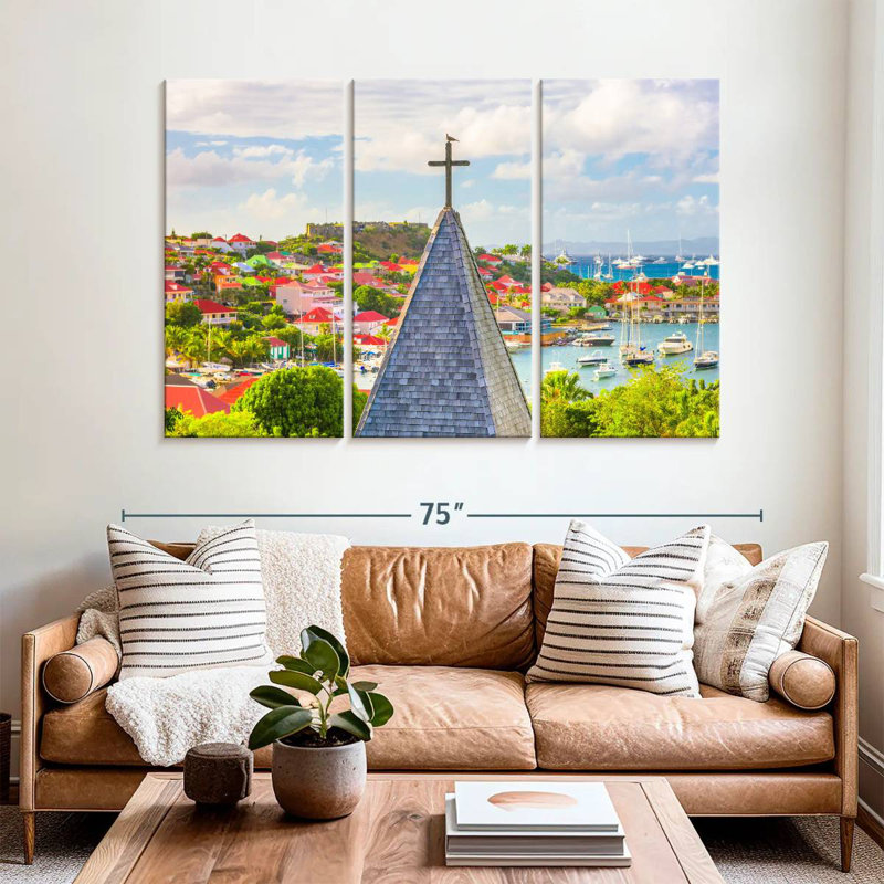 Nicci Gustavia Port Yachts, 42" H x 65" W