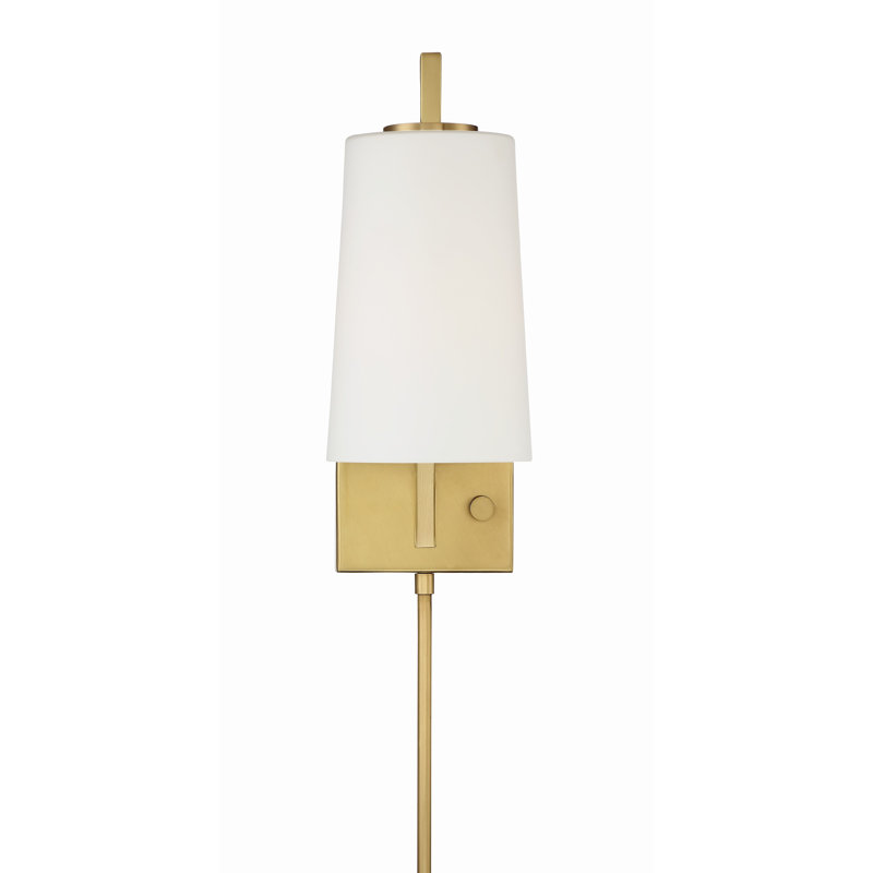 Sidonius 1 - Light Dimmable Wallchiere, Aged Brass