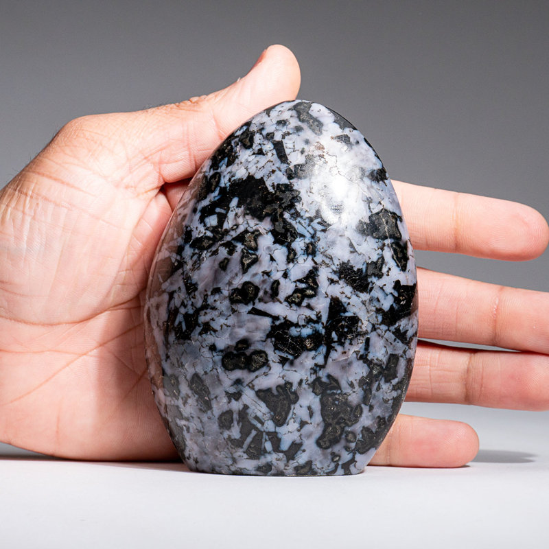 Genuine Polished Indigo Gabbro Freeform from Madagascar (1.4 Lbs)
