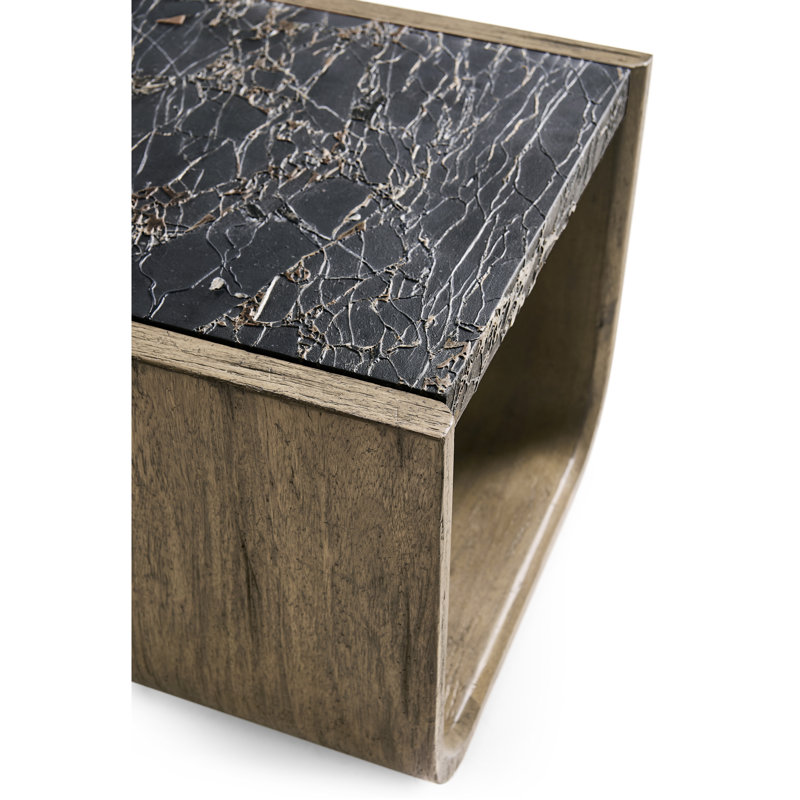 Lampe de table d'appoint en marbre Stone Ridge