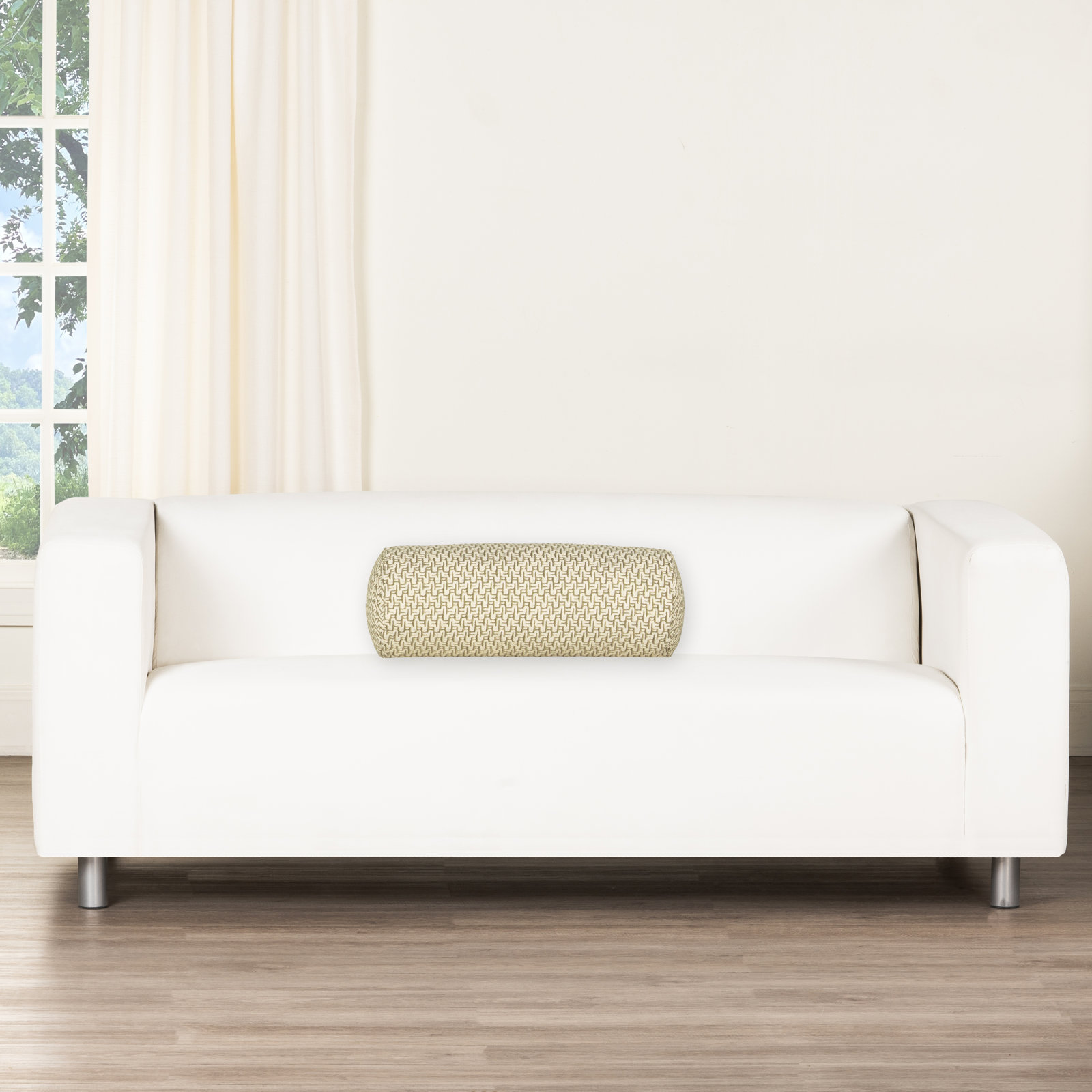 Cascade 21" x 8" Throw Pillow, Green